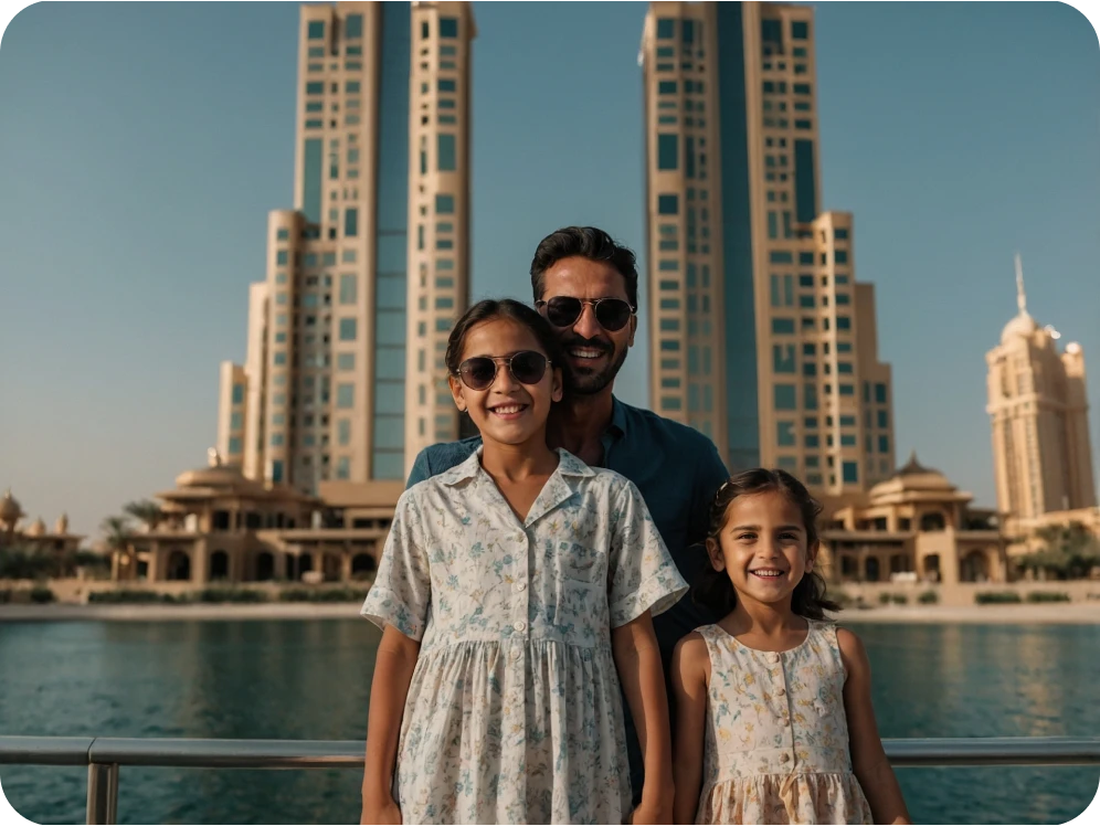 A family in dubai